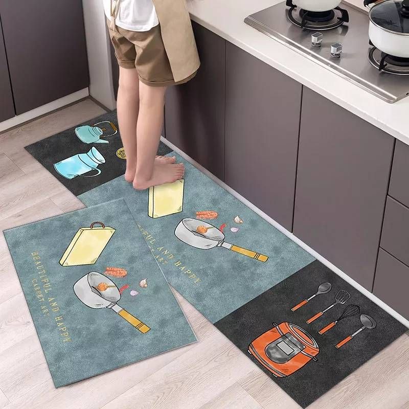 Piso para cocina x 2 antideslizante