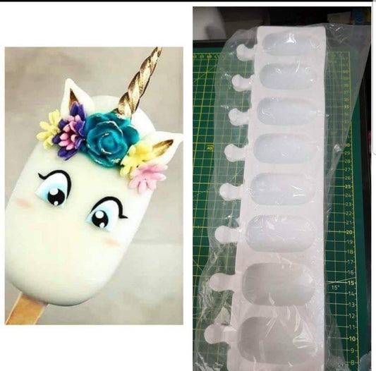 "Molde de paleta x 4 Es 8 1/2  x 5"