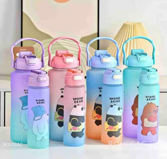 Dúo de botellas de agua