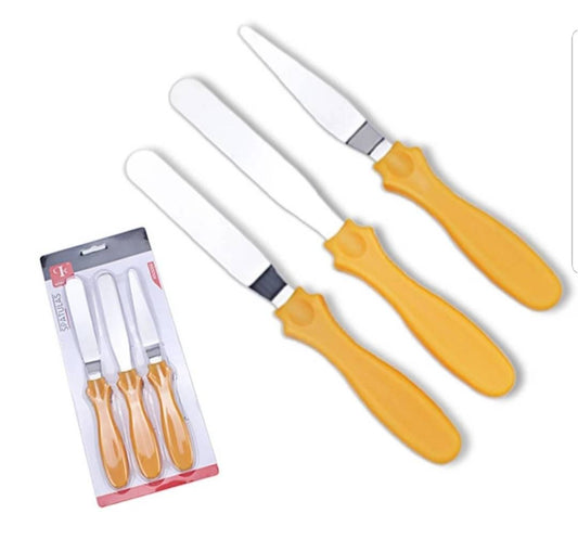 Espatulas x 3 de metal