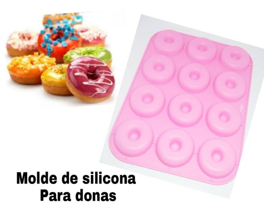 Silicona para donas x 12