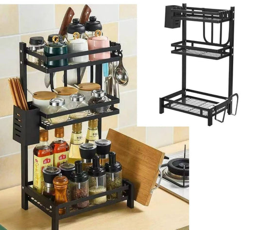 Organizador de condimentos tres pisos