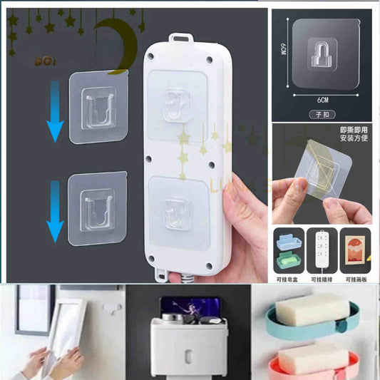 Ganchos de pared doble cara