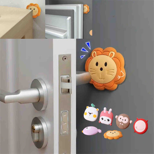 Protector de pared x 2, topes de puerta decorativos a prueba de golpes