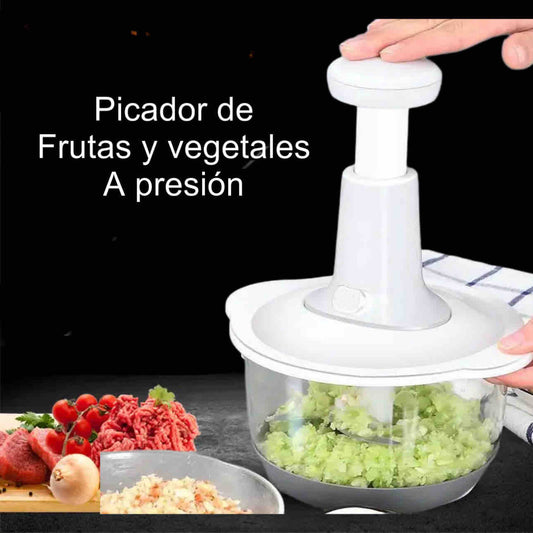 Picatodo, de alimentos manual a presión.